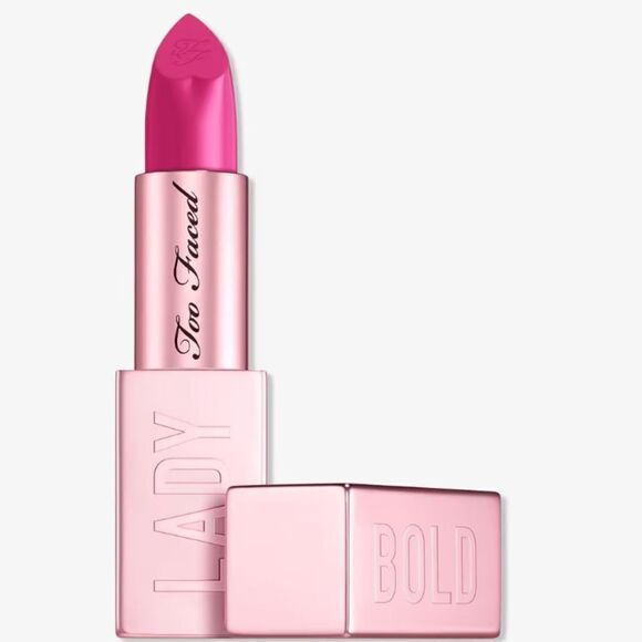 🌻 Too Faced Lady Bold Cream Lipstick Power Move New Full Size - Picture 2 of 9